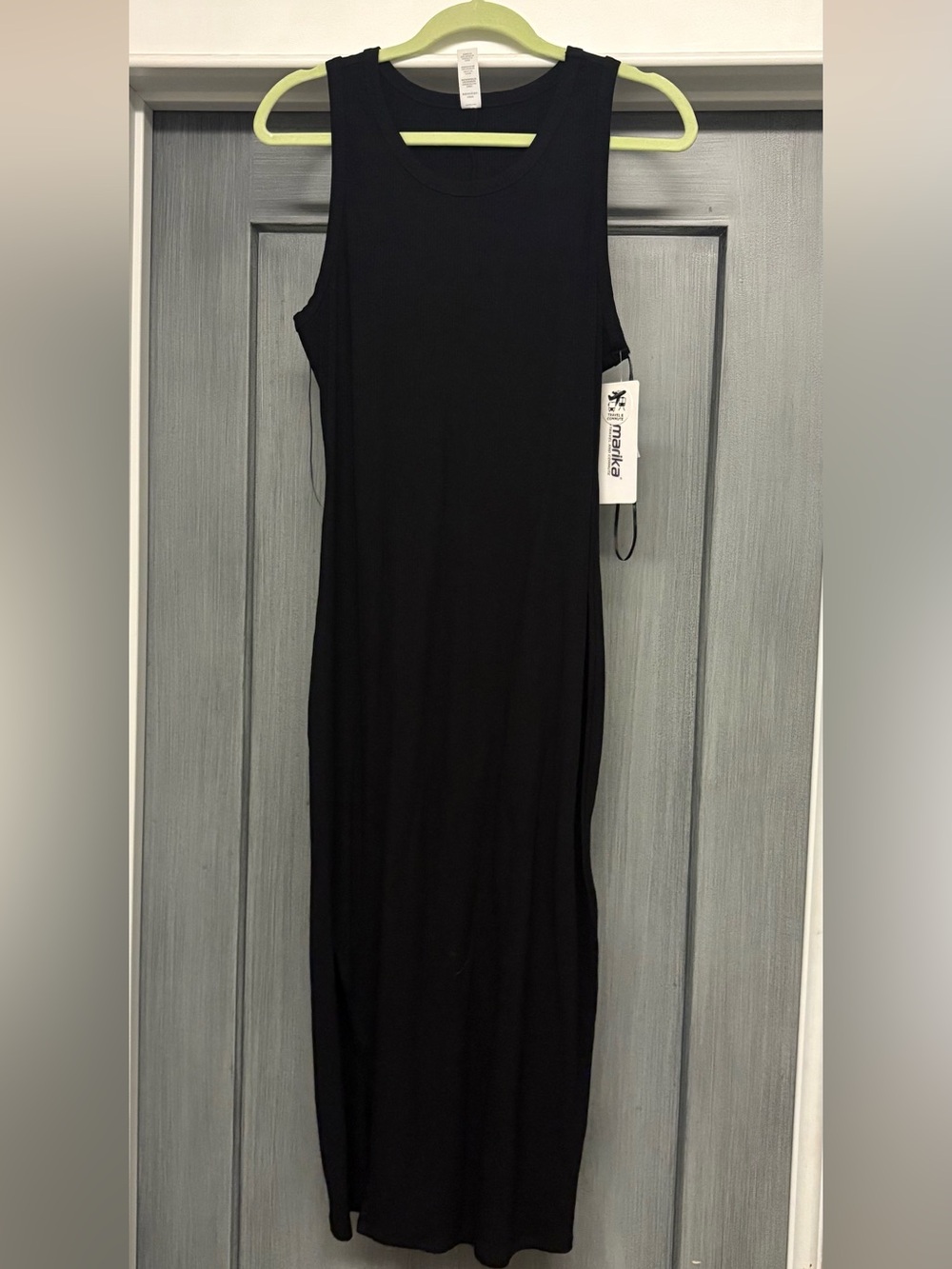 Maika Black Sleeveless Maxi Bodycon Dress